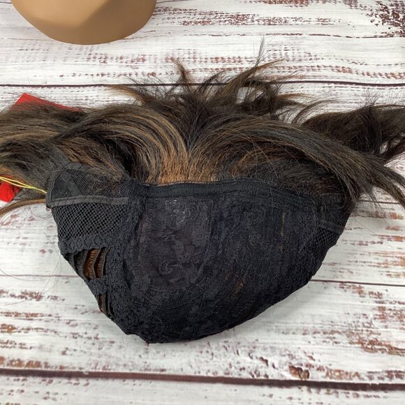 Rita Short Bob Wig F1B/30 Black & Brown w/ Bang Classic Cap Adjustable Synthetic - Picture 6 of 7